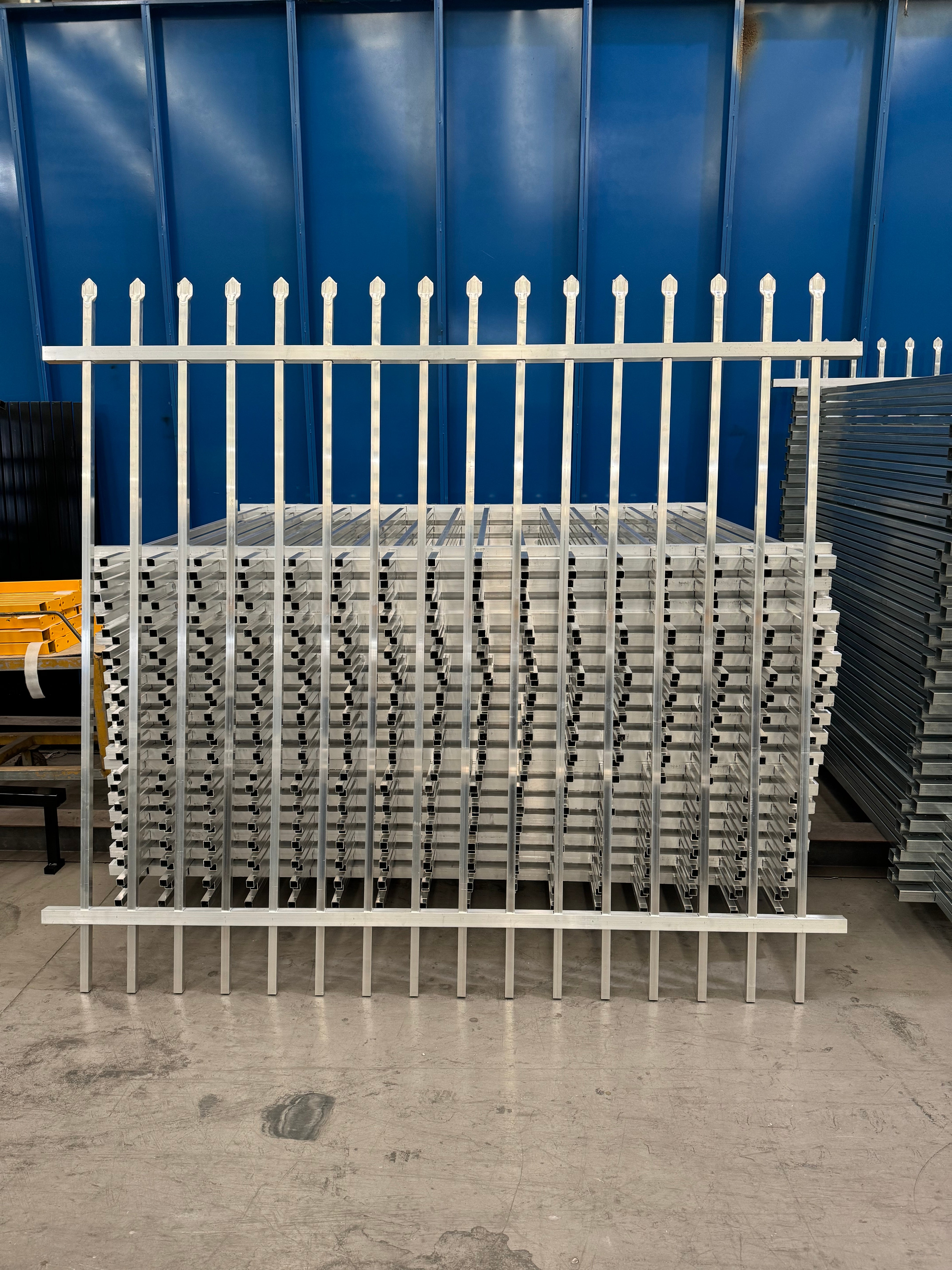 Pressed Spear Panel 2100Hx2360W Aluminium