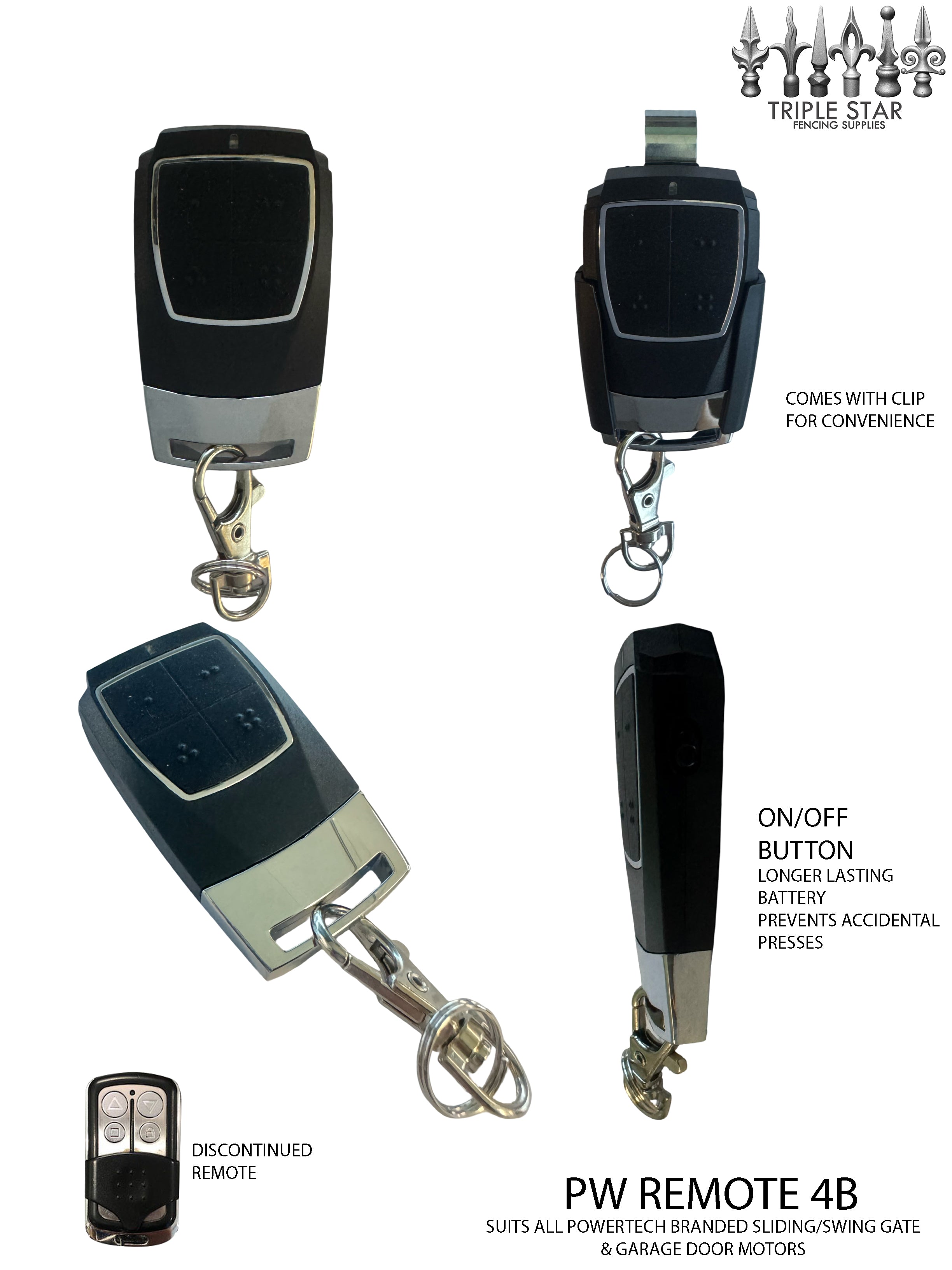 Powertech Remote 4 Button