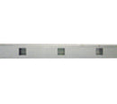 38x25x1.6 Single Punched 20mm Square Holes