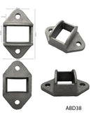 Aluminium Double Lug Bracket 38x25