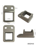 Aluminium Single Lug Bracket 30x30 (2 Holes)