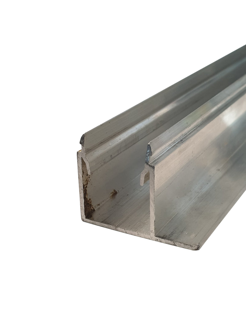 Aluminium F-Channel & Cover to suit 65x16 Mill