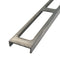 Aluminium F-Channel & Cover to suit 50x10 Mill