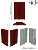 5-Rib Roofing Sheet MANOR RED