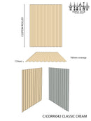 Corrugated Roofing Sheet CLASSIC CREAM