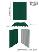 Corrugated Roofing Sheet CAULFIELD GREEN