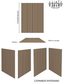 Colorbond® Hex Panel Wall Cladding Sheets RIVERSAND