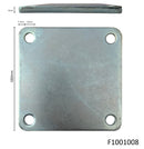 Base Plate Square 100x100x8mm