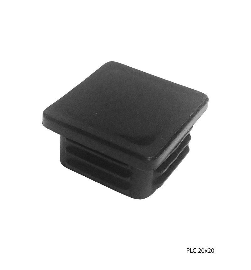 Plastic (Flat) Cap to suit Square SHS 20x20x1.2 or 1.6mm