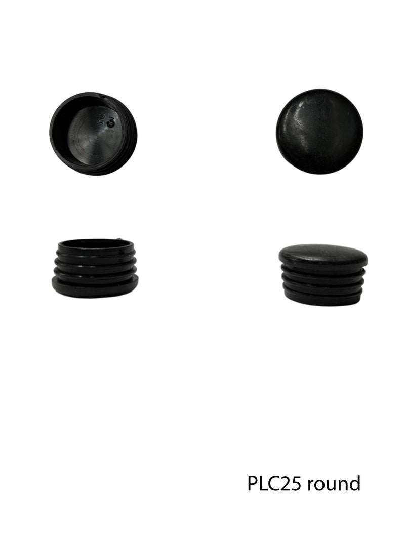 Plastic Cap to suit 25mm Round