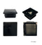 Plastic (Flat) Cap to suit Square SHS 40x40 Black