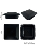 Plastic (Dome) Cap to suit Square SHS 75x75x2.0mm