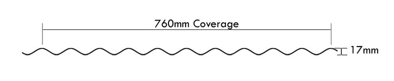 Colorbond Riverside Colorbond® Corrugated Sheets RIVERSAND – Triple Star Fencing Supplies