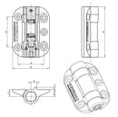 Safetech TopKlik SHG-90 Hinge